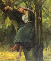 Jules Breton - Asleep In The Woods
